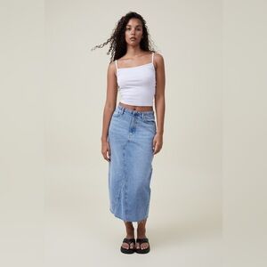 Cotton On Denim Midi